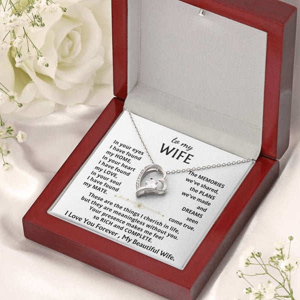 [ Only A Few Left ] To My Beloved Wife, Your presence makes me feel so rich and complete