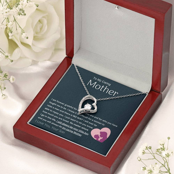 To My Loving Mother - You are my sunshine, I will always be your little boy (Only a Few Left) - Forever Love Necklace