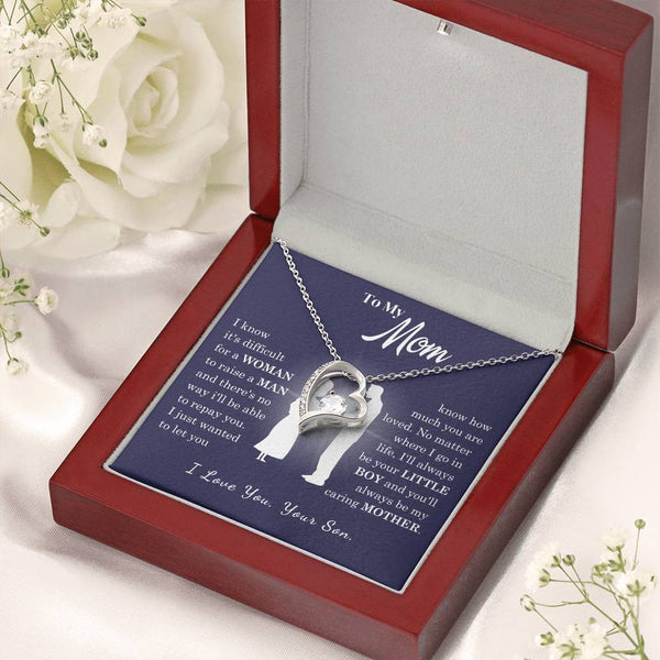[Almost Sold Out] To My Mom - Loved Mother - Forever Love Necklace