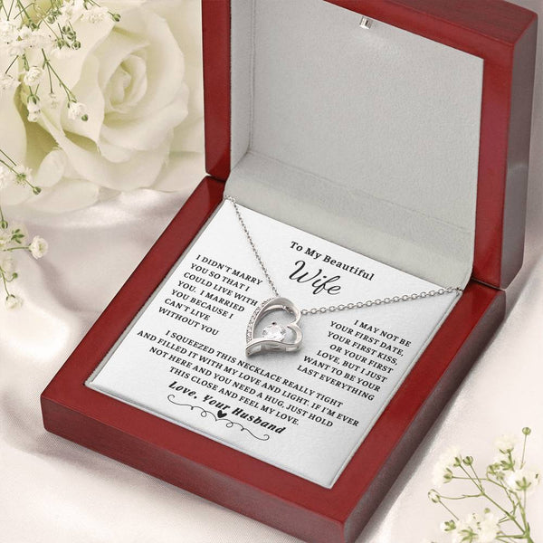 To My Wife , Forever love necklace , Gift For Wife, Wife Birthday Gift, Anniversary Gift For Wife, Wife Necklace