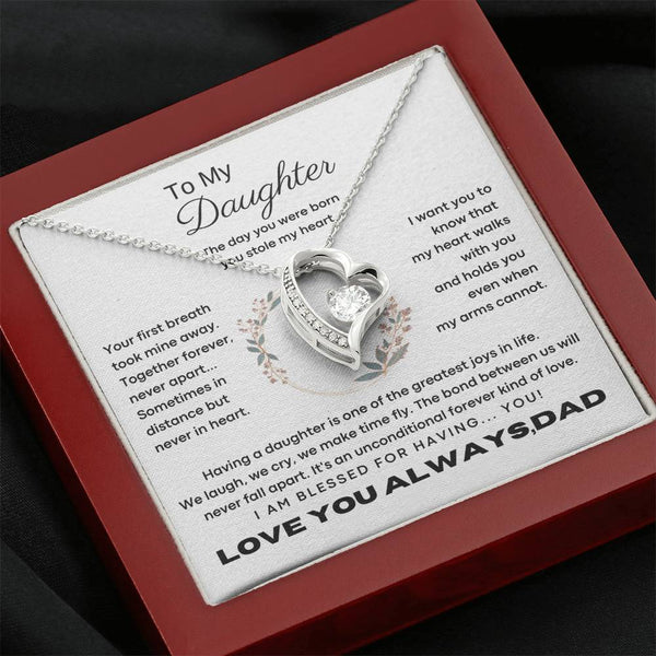 [Only a few left] To My Daughter - The day you were born you stole my heart - Flower