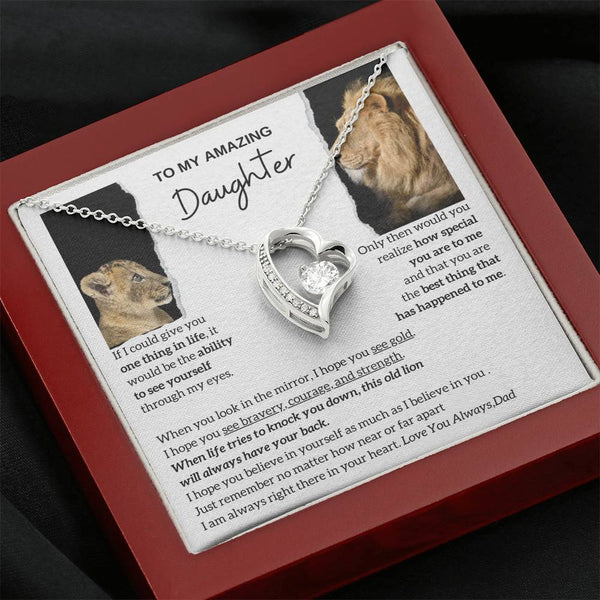 To my amazing daughter - You are the best thing that has happened to me - Lion Dad