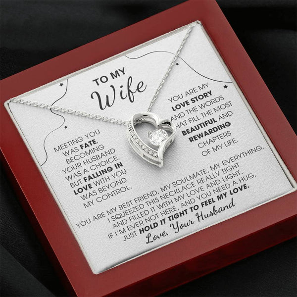 [Almost Sold Out] To My Wife, Hold This Close To Feel My Love  - Forever Love Necklace