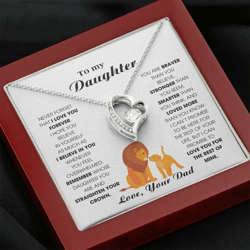 (Few Left Only) To My Daughter, Never Forget That I Love You Forever