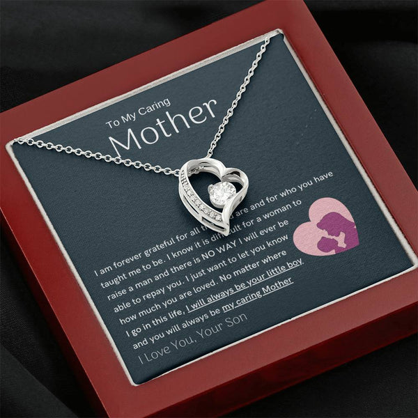 To My Loving Mother - You are my sunshine, I will always be your little boy (Only a Few Left) - Forever Love Necklace