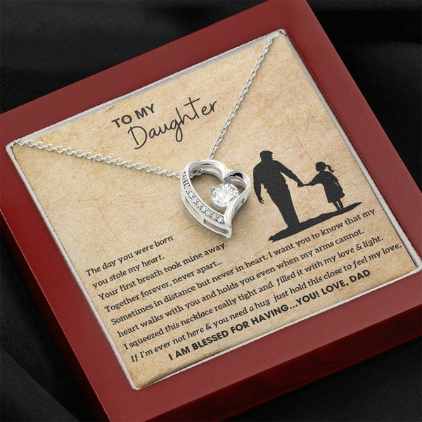 To My Daughter - Hold this necklace close to feel my love (Few left only)