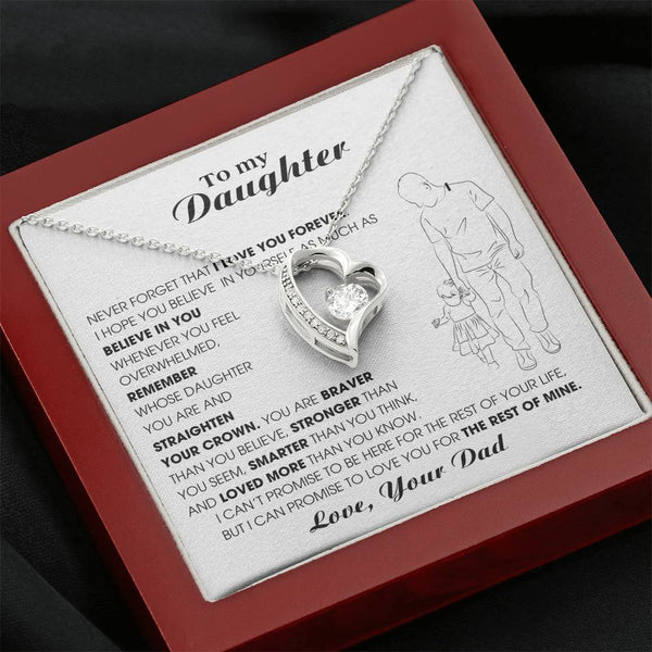 [Only a few left] To My Daughter, Never Forget That I Love You Forever