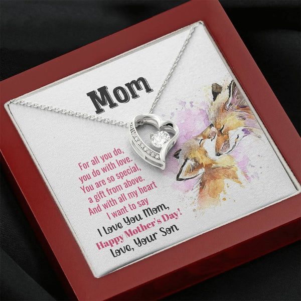 To My Mom - You Are So Special (Only a Few Left) - Forever Love Necklace