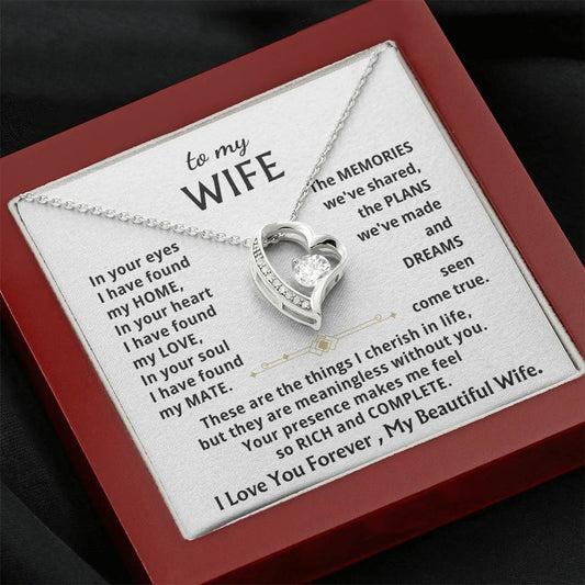 [ Only A Few Left ] To My Beloved Wife, Your presence makes me feel so rich and complete