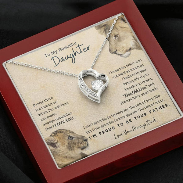 To My Beautiful Daughter - This Old Lion will always have your back [Only a few left]