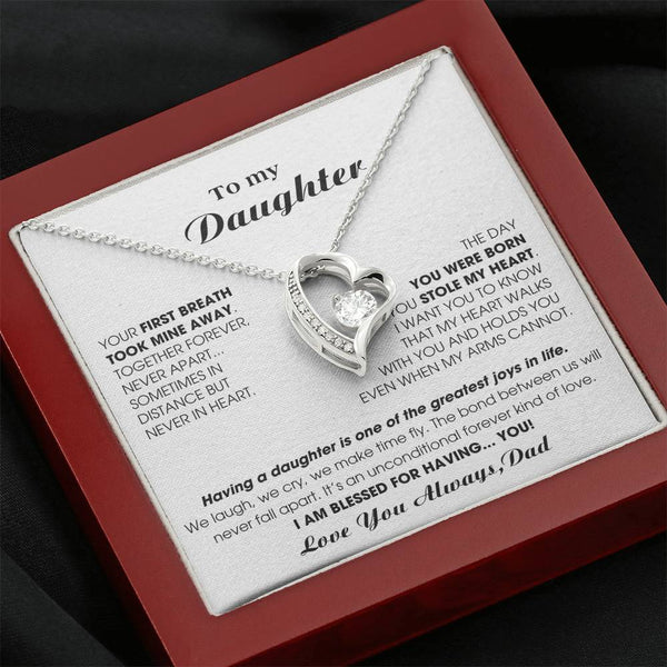 To My Daughter - Your first breath took mine away, I AM BLESSED FOR HAVING... YOU