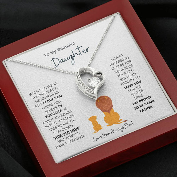 To My Beautiful Daughter, "This Old Lion" Will Always Have Your Back