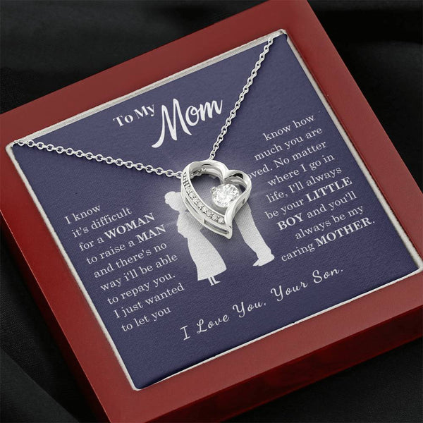 [Almost Sold Out] To My Mom - Loved Mother - Forever Love Necklace