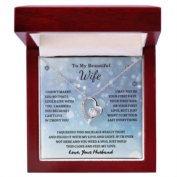 Christmas Gift For Her , To My Wife , Anniversary Gift , Gifts for women , Necklace