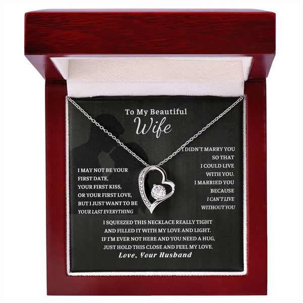 Gift For Wife, Wife Birthday Gift, Anniversary Gift For Wife, Wife Necklace , Love Card