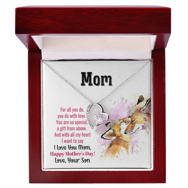 To My Mom - You Are So Special (Only a Few Left) - Forever Love Necklace
