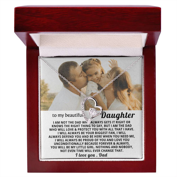 To My Beautiful Daughter,I will always be your biggest fan - my little girl - Personalized