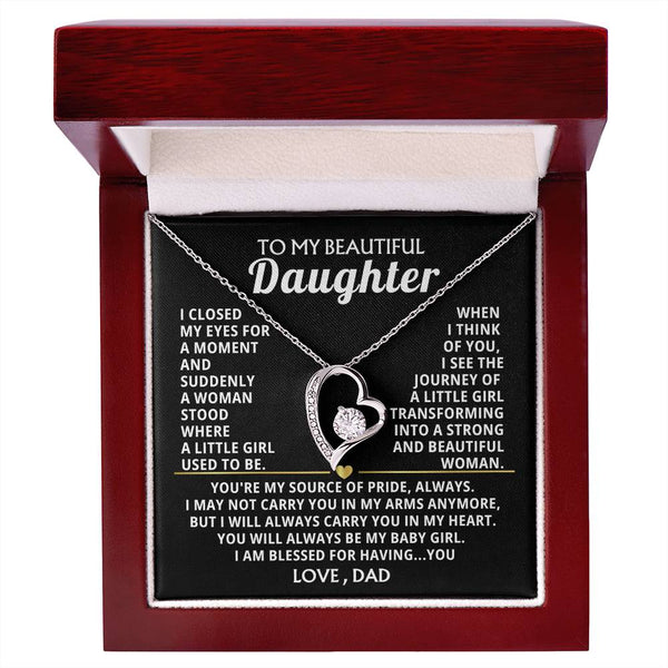 (Only a few left) TO MY BEAUTIFUL DAUGHTER - Strong and beautiful woman