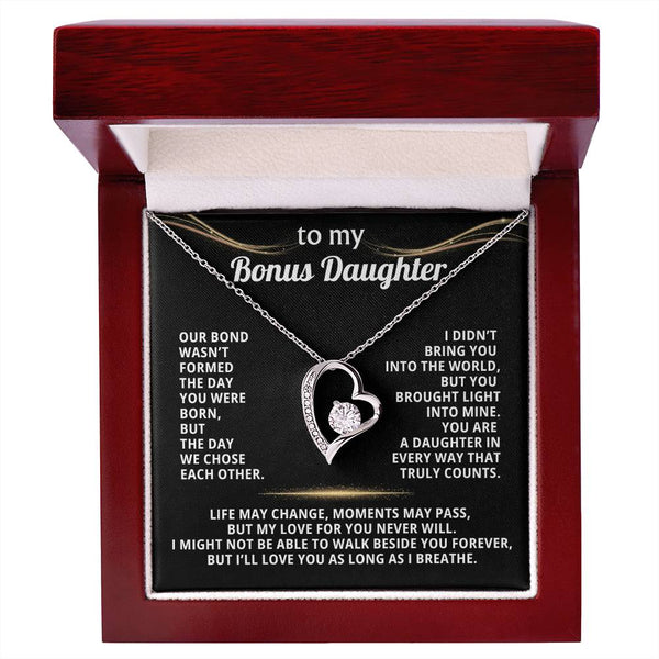 To My Bonus Daughter, You brought light into mine