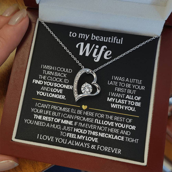 (Almost Gone) TO MY BEAUTIFUL WIFE - I'd find you sooner and love you longer