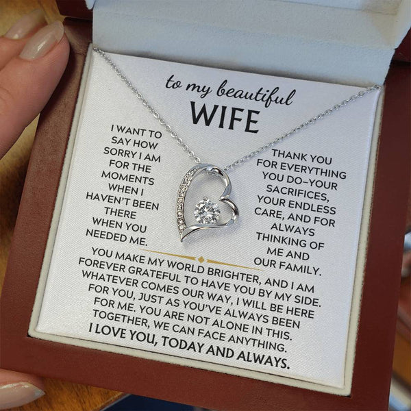 To My Beautiful Wife, Thank you for everything you do—your sacrifices (Almost Gone)