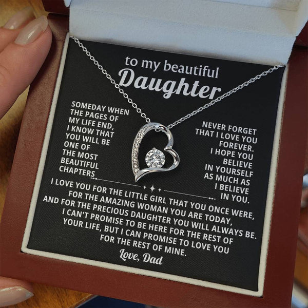 TO MY BEAUTIFUL DAUGHTER, I LOVE YOU FOR THE LITTLE GIRL