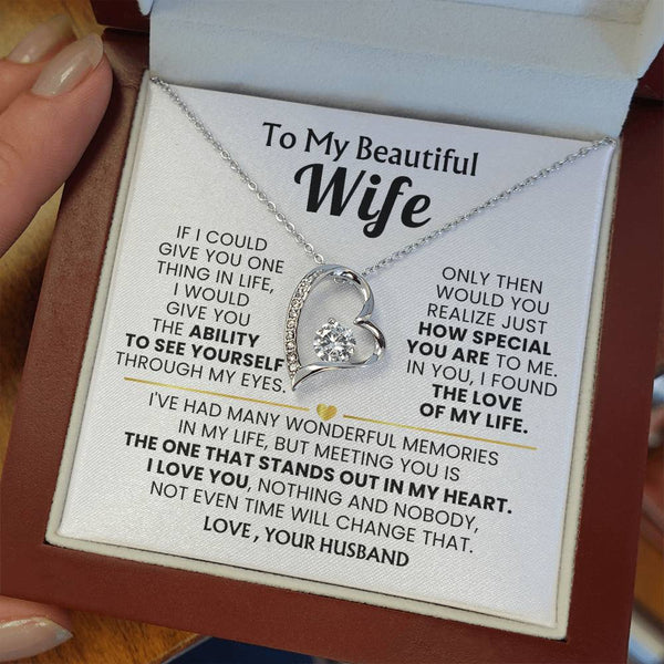 TO MY BEAUTIFUL WIFE - MEETING YOU IS THE ONE THAT STANDS OUT IN MY HEART