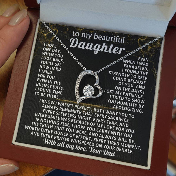 TO MY BEAUTIFUL DAUGHTER, I tried to show you humility by apologizing