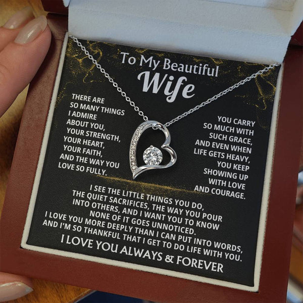 To My Beautiful Wife, you keep showing up with love and courage