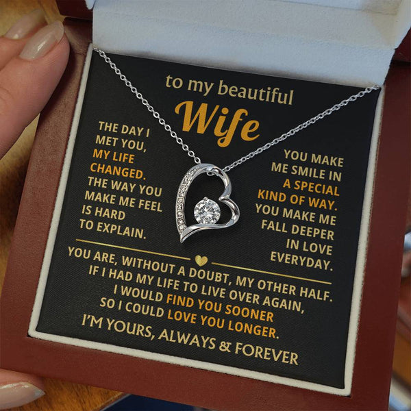 (Only a few left) To My Beautiful Wife - fall deeper in love everyday