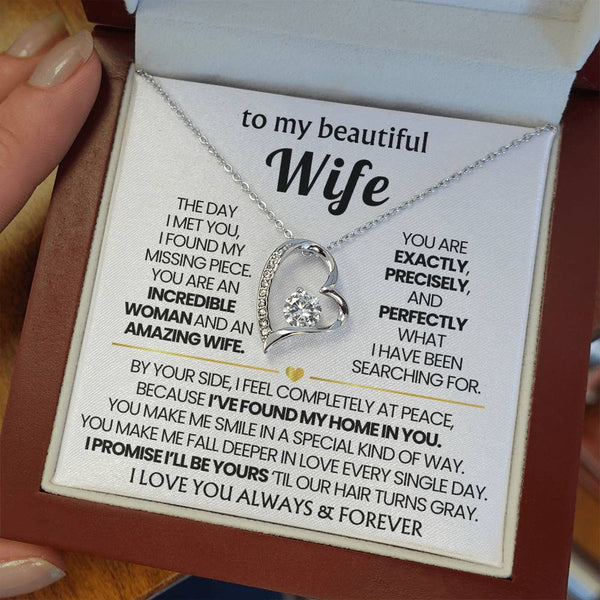 To My Beautiful Wife - I found my missing piece