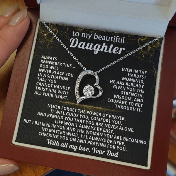TO MY BEAUTIFUL DAUGHTER, I believe in you and the woman you are becoming