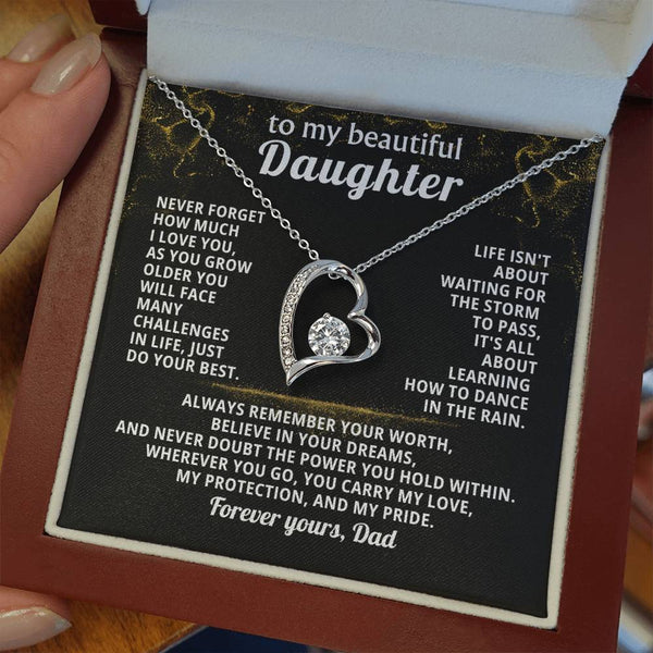 TO MY BEAUTIFUL DAUGHTER, Always remember your worth