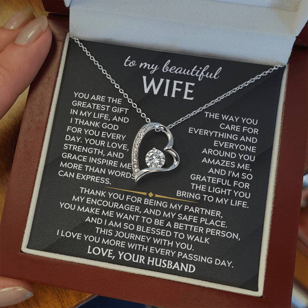 To My Beautiful Wife - I am so blessed to walk this journey with you (Almost sold out)