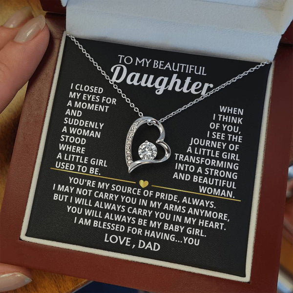 (Only a few left) TO MY BEAUTIFUL DAUGHTER - Strong and beautiful woman