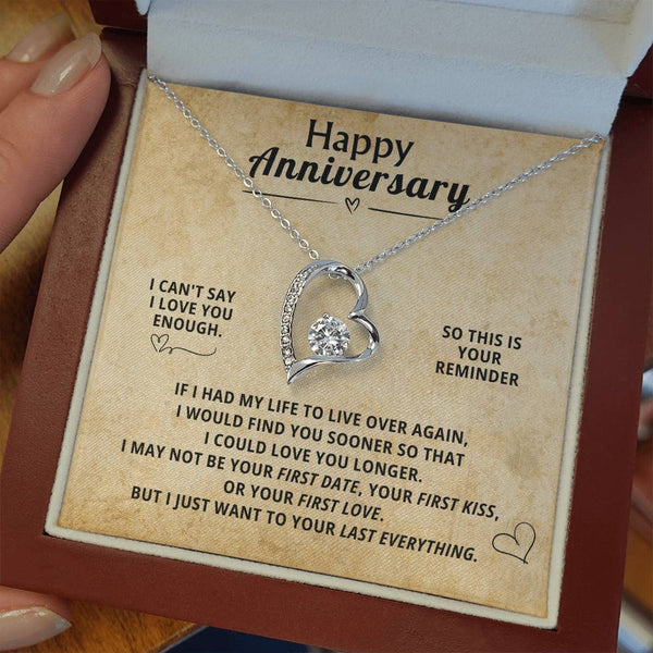 Happy Anniversary, I CAN'T SAY I LOVE YOU ENOUGH . SO THIS IS YOUR REMINDER.