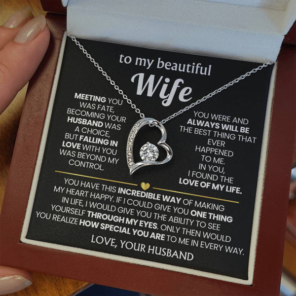 (Only a few left) TO MY BEAUTIFUL WIFE - You have this incredible way of making my heart happy