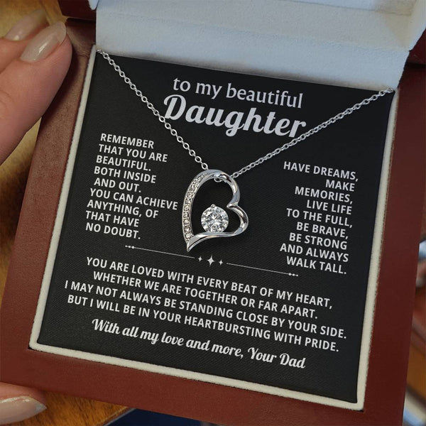 TO MY BEAUTIFUL DAUGHTER, You are loved with every beat of my heart