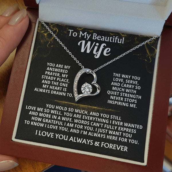 To My Beautiful Wife, You are my answered prayer ( Almost Gone )