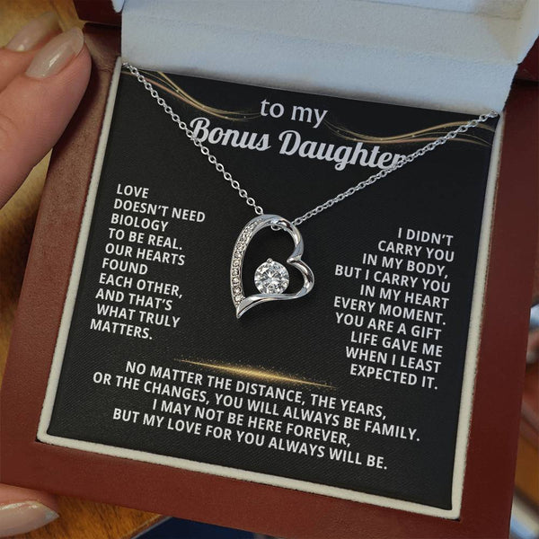 To My Bonus Daughter, Our hearts found each other