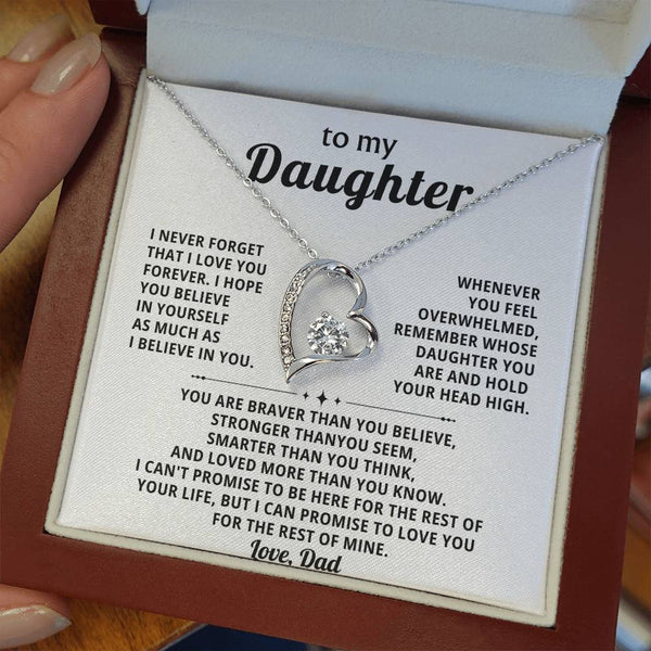 (Only a few left) TO MY DAUGHTER -  HOLD YOUR HEAD HIGH