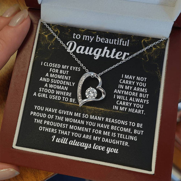 TO MY BEAUTIFUL DAUGHTER,  I WILL ALWAYS CARRY YOU IN MY HEART ( Forever Love )
