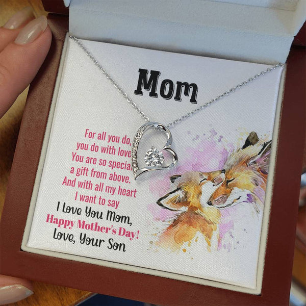 To My Mom - You Are So Special (Only a Few Left) - Forever Love Necklace