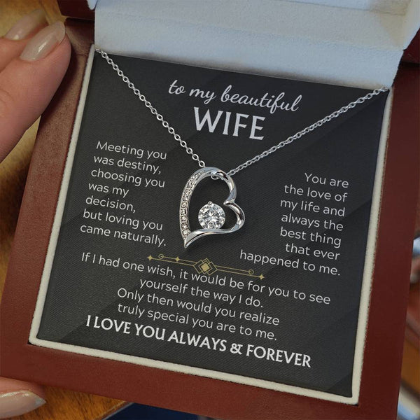 TO MY BEAUTIFUL WIFE -  You realize truly special you are to me