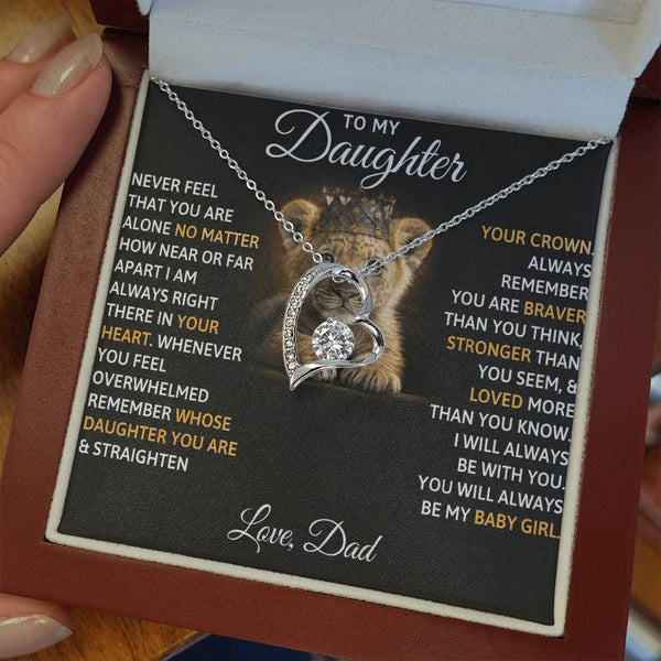 To My Beautiful Daughter, I AM ALWAYS RIGHT THERE IN YOUR HEART