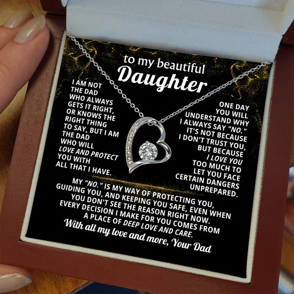 TO MY BEAUTIFUL DAUGHTER, My "No." is my way of protecting you, guiding you, and keeping you safe