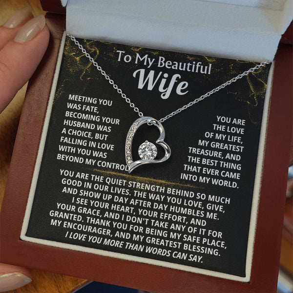 To My Beautiful Wife, I love you more than words can say.