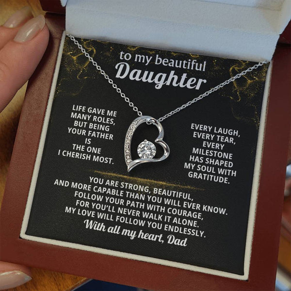 To my beautiful Daughter, being your father is the one I cherish most