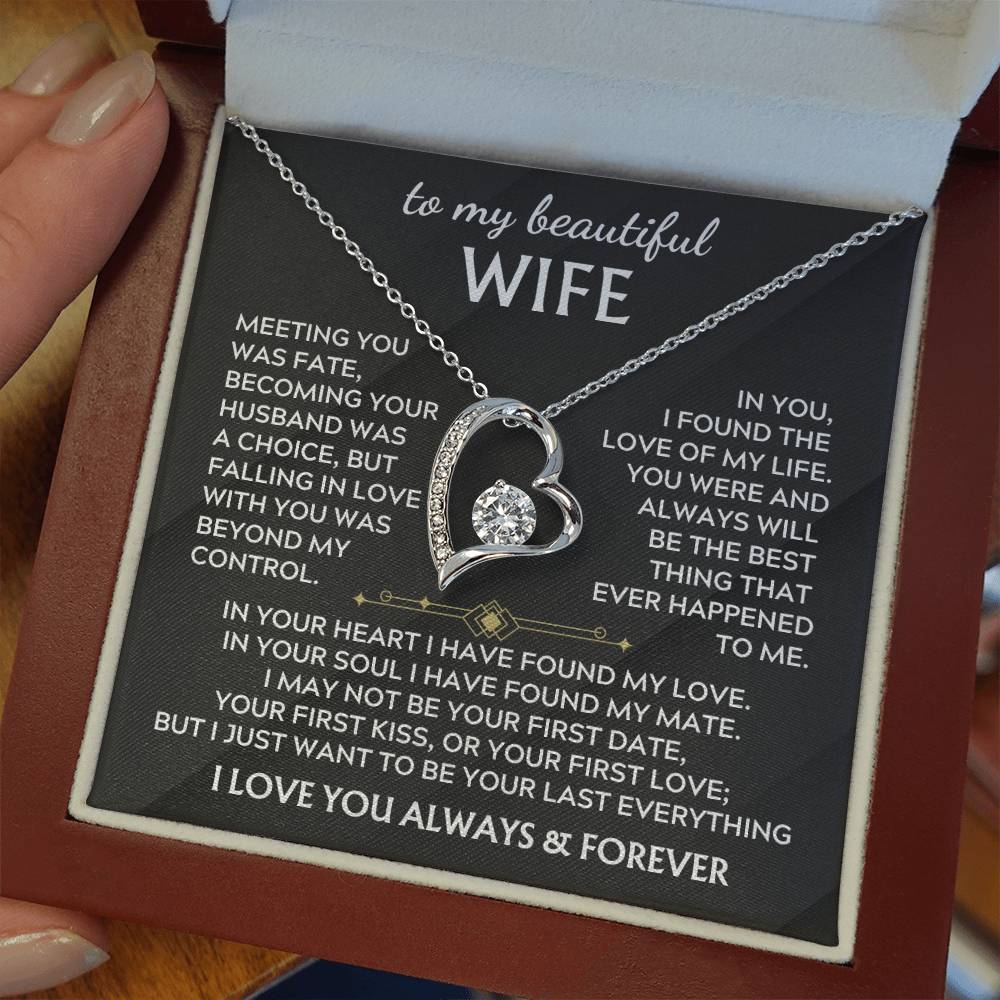 TO MY BEAUTIFUL WIFE - I Just Want To Be Your Last Everything