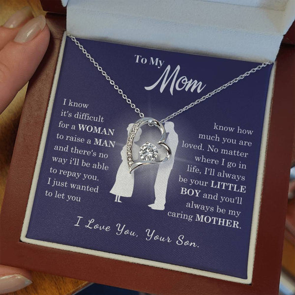 [Almost Sold Out] To My Mom - Loved Mother - Forever Love Necklace